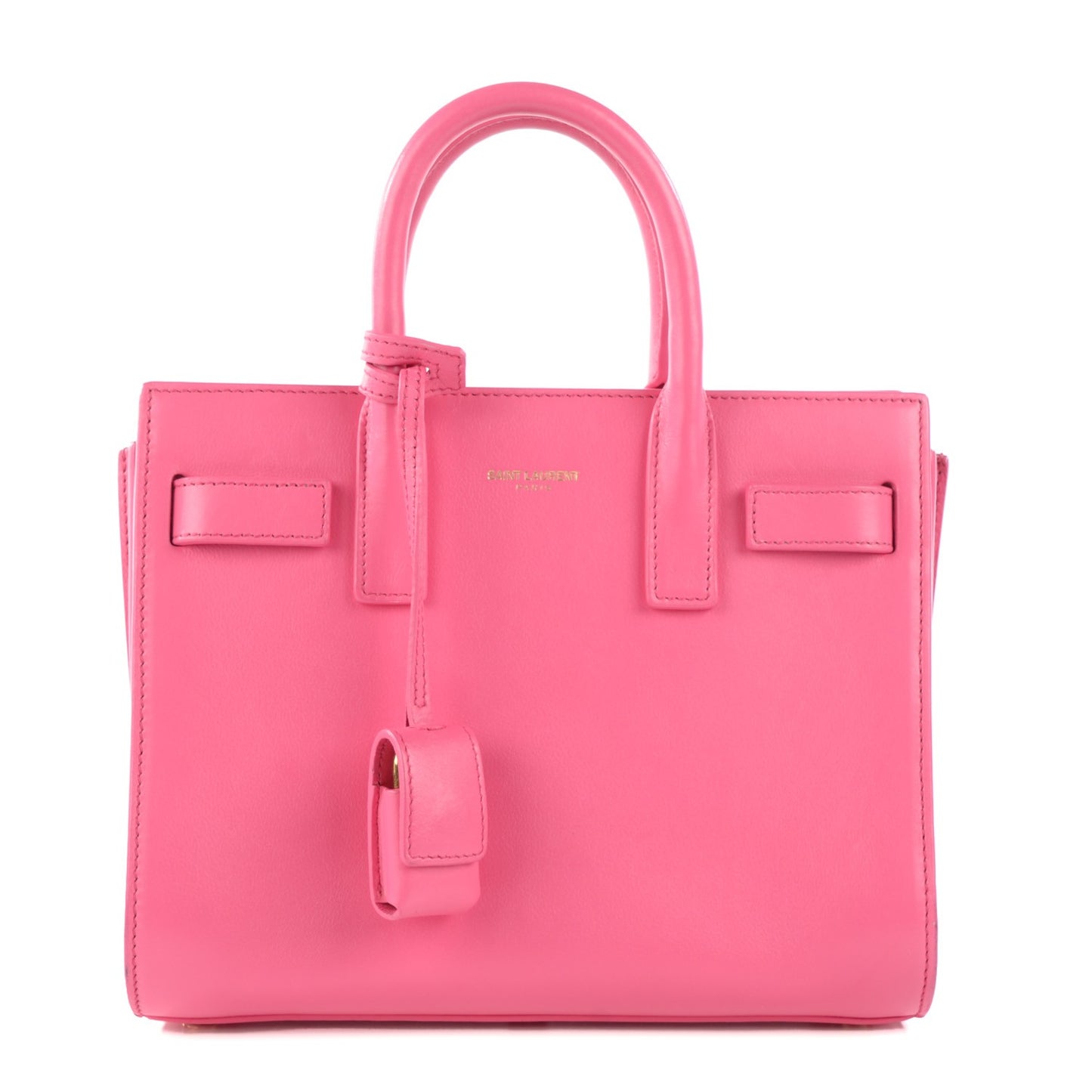 Calfskin Nano Sac De Jour Lipstick Fuchsia