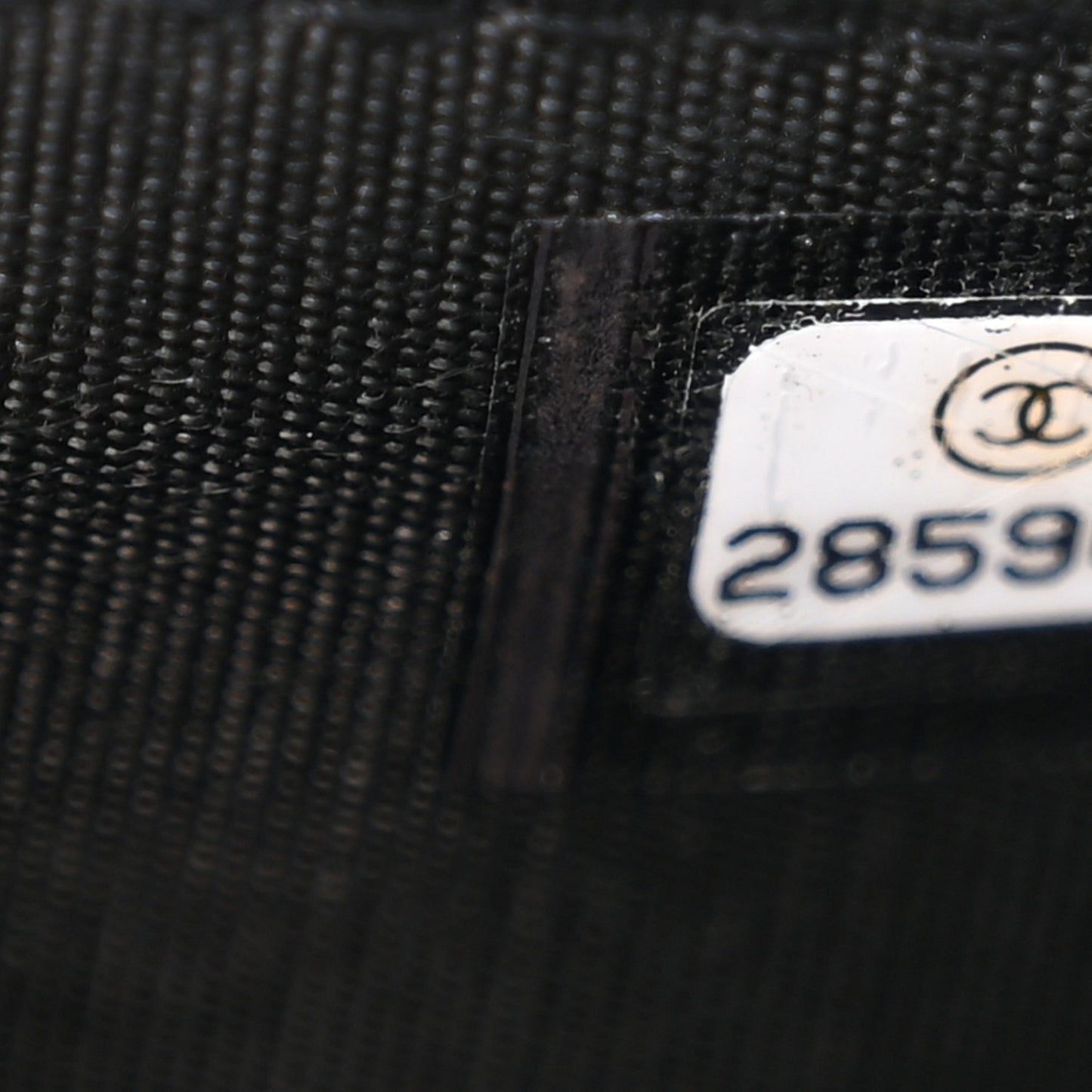 Lambskin Quilted Trendy CC Wallet On Chain WOC Black