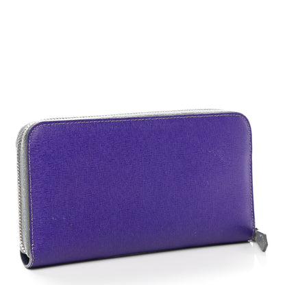 Fendi Vitello Elite Studded Hypnoteyes Zip Around Wallet Polvere Multicolor 3 of 8