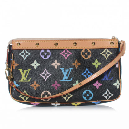 Louis Vuitton Monogram Multicolor Pochette Accessories Black 1 of 7