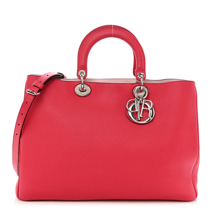 Christian Dior Bullcalf Large Diorissimo Tote Fuchsia 1 of 13