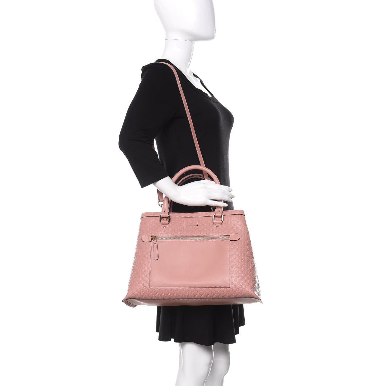 Gucci Soft Microguccissima Medium Tote Soft Pink 2 of 10