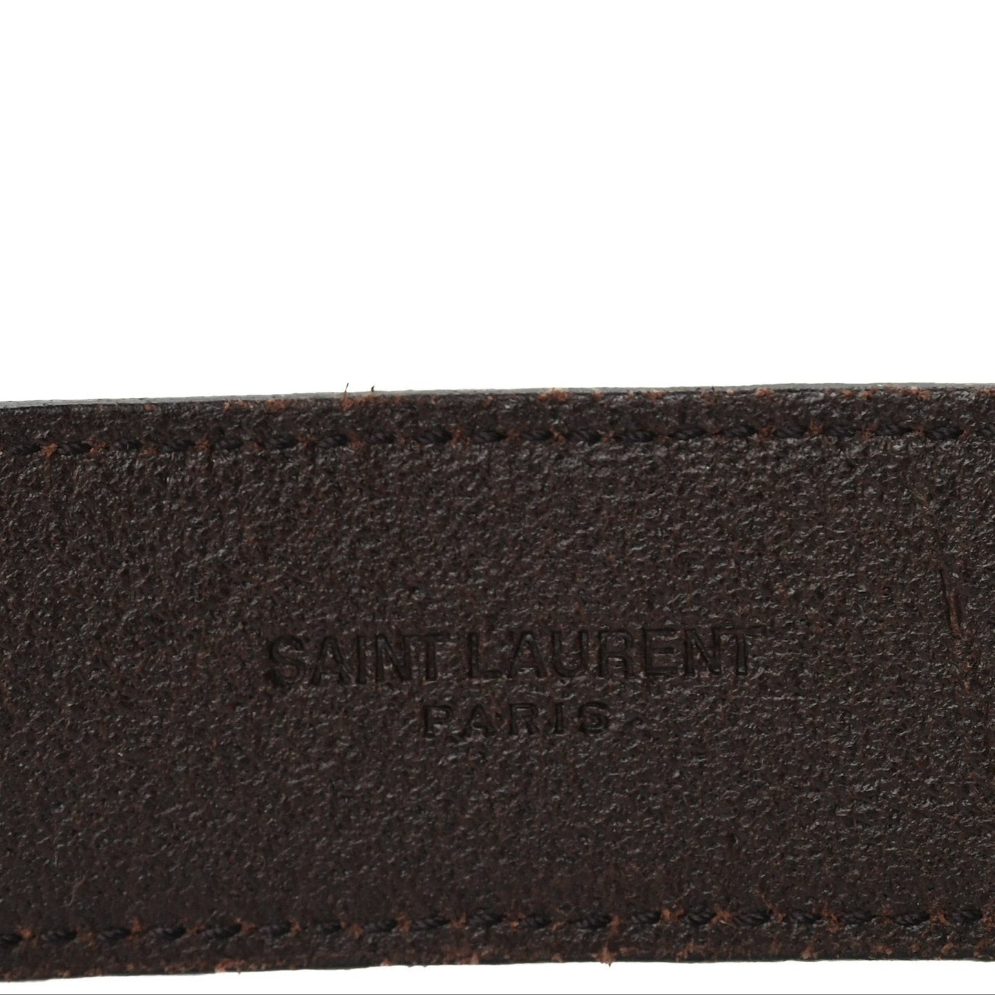 Smooth Calfskin Monogram Cassandre Square Buckle Belt 105 42  Oak Brown