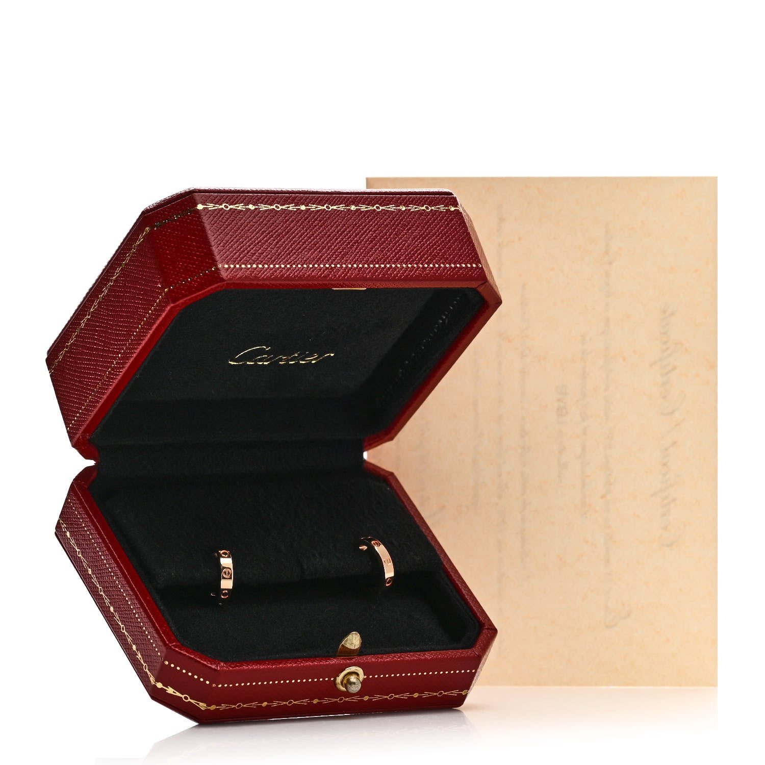 Cartier 18K Pink Gold Small LOVE Hoop Earrings 6 of 6