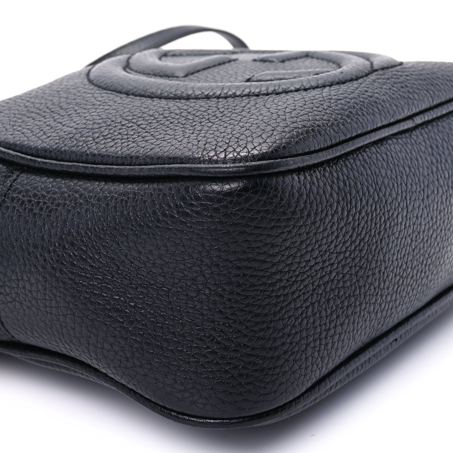 Gucci Pebbled Calfskin Small Soho Disco Bag Black 7 of 8