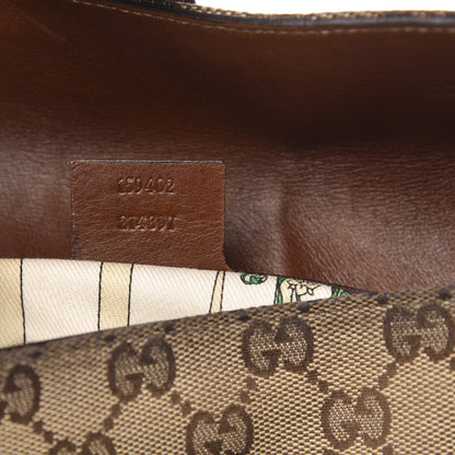 Gucci Monogram Horsebit Chain Flap Shoulder Bag 7 of 16