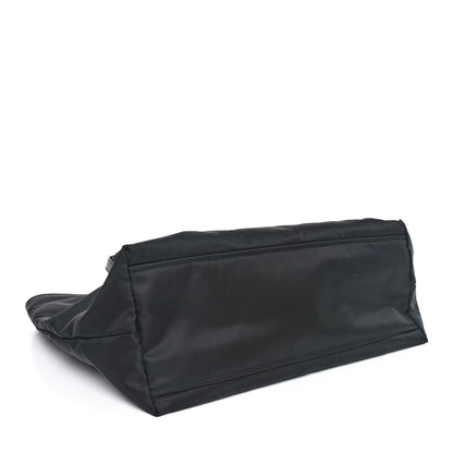 Prada Tessuto Nylon Saffiano Shopping Tote Black 4 of 9