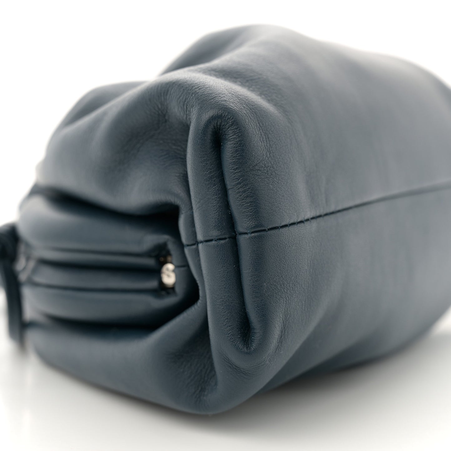 Butter Calfskin The Mini Pouch Deep Blue