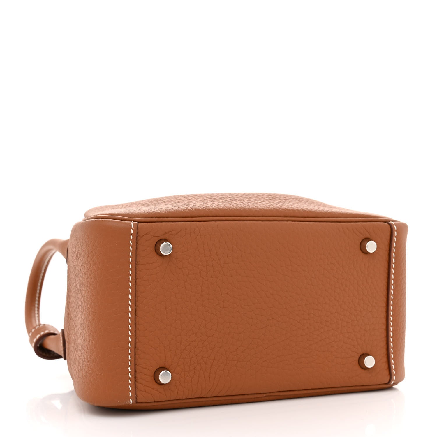 Hermes Taurillon Clemence Mini Lindy 20 Gold 4 of 11