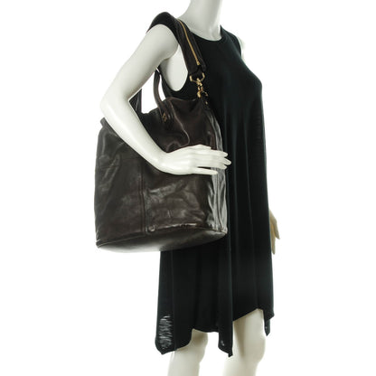 Givenchy Lambskin North South Nightingale Dark Brown 2 of 7