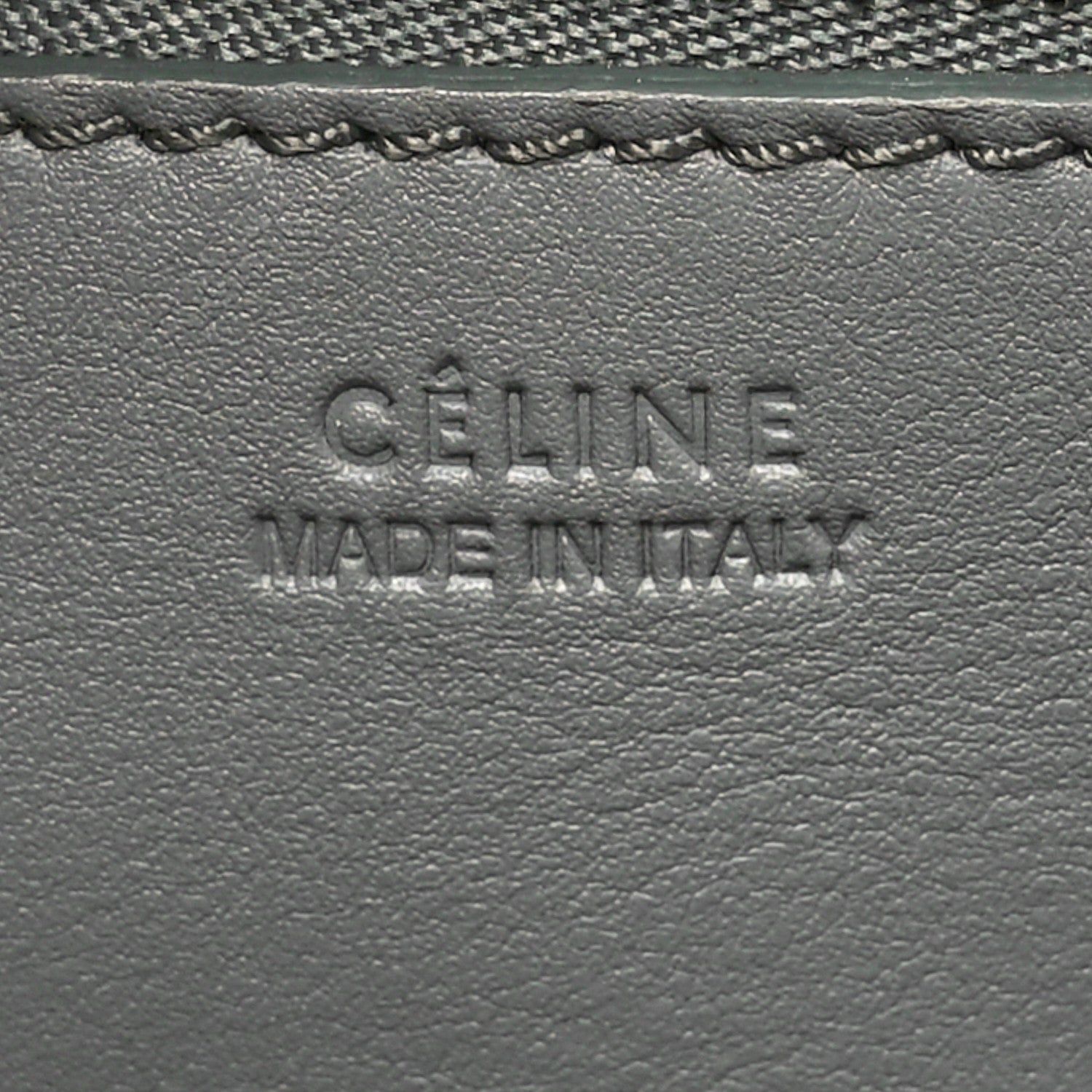 Celine Smooth Calfskin Small Tie Knot Tote Crystal Grey 6 of 7