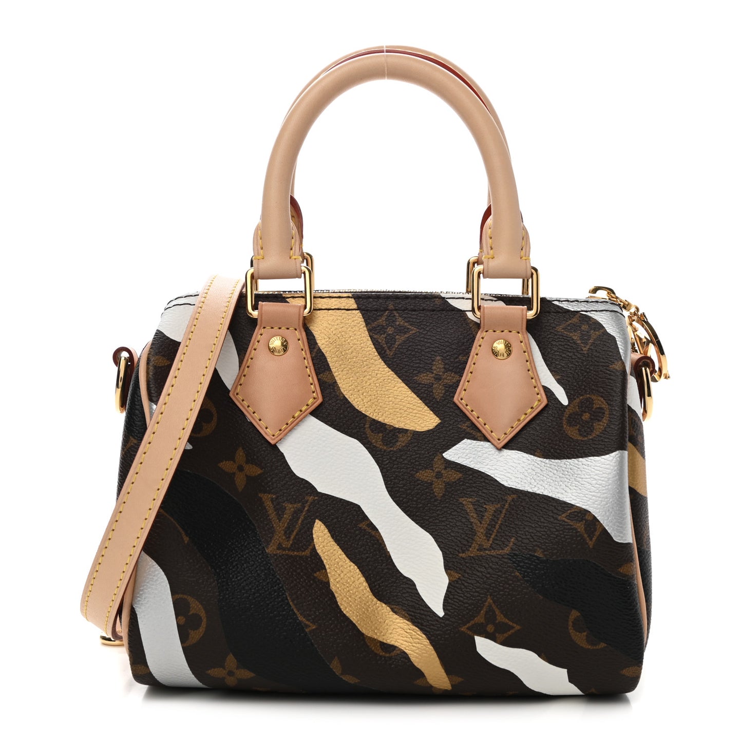 X LOL Monogram Speedy BB Gold Silver
