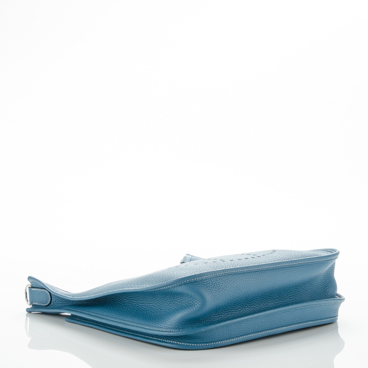 Hermes Taurillon Clemence Evelyne III GM Blue Jean 4 of 7