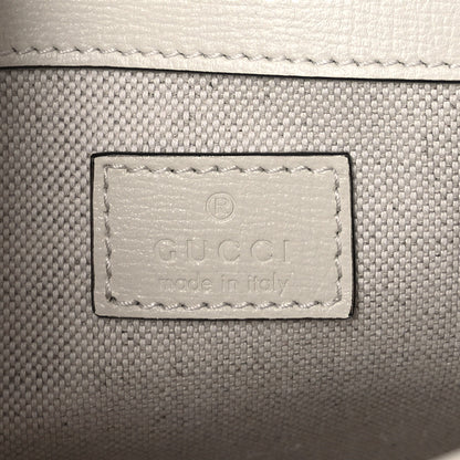 Gucci Azalea Calfskin Mini Crystal Horsebit 1955 Shoulder Bag Mystic White 5 of 8