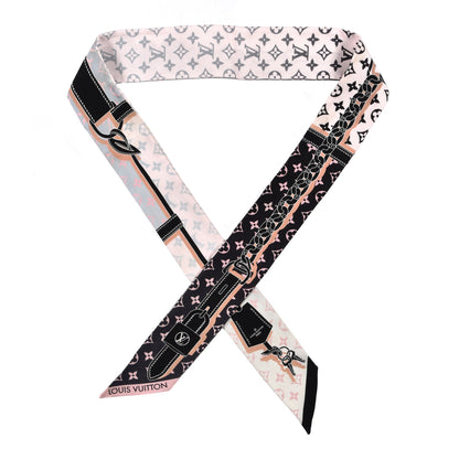 Louis Vuitton Silk Monogram Rising Confidential BB Bandeau Black Rose 1 of 3