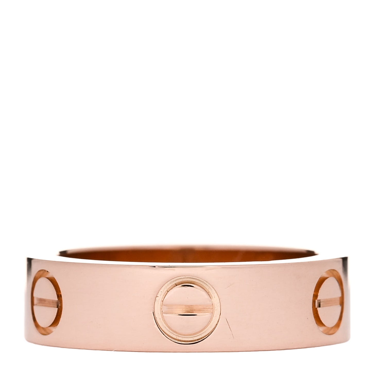 18K Pink Gold Pink Sapphire 5.5mm LOVE Ring 53 6.25