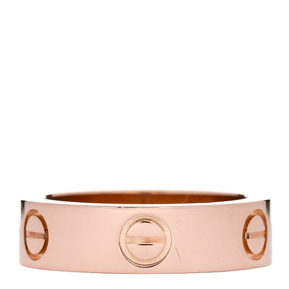 Cartier 18K Pink Gold Pink Sapphire 5.5mm LOVE Ring 53 6.25 3 of 5