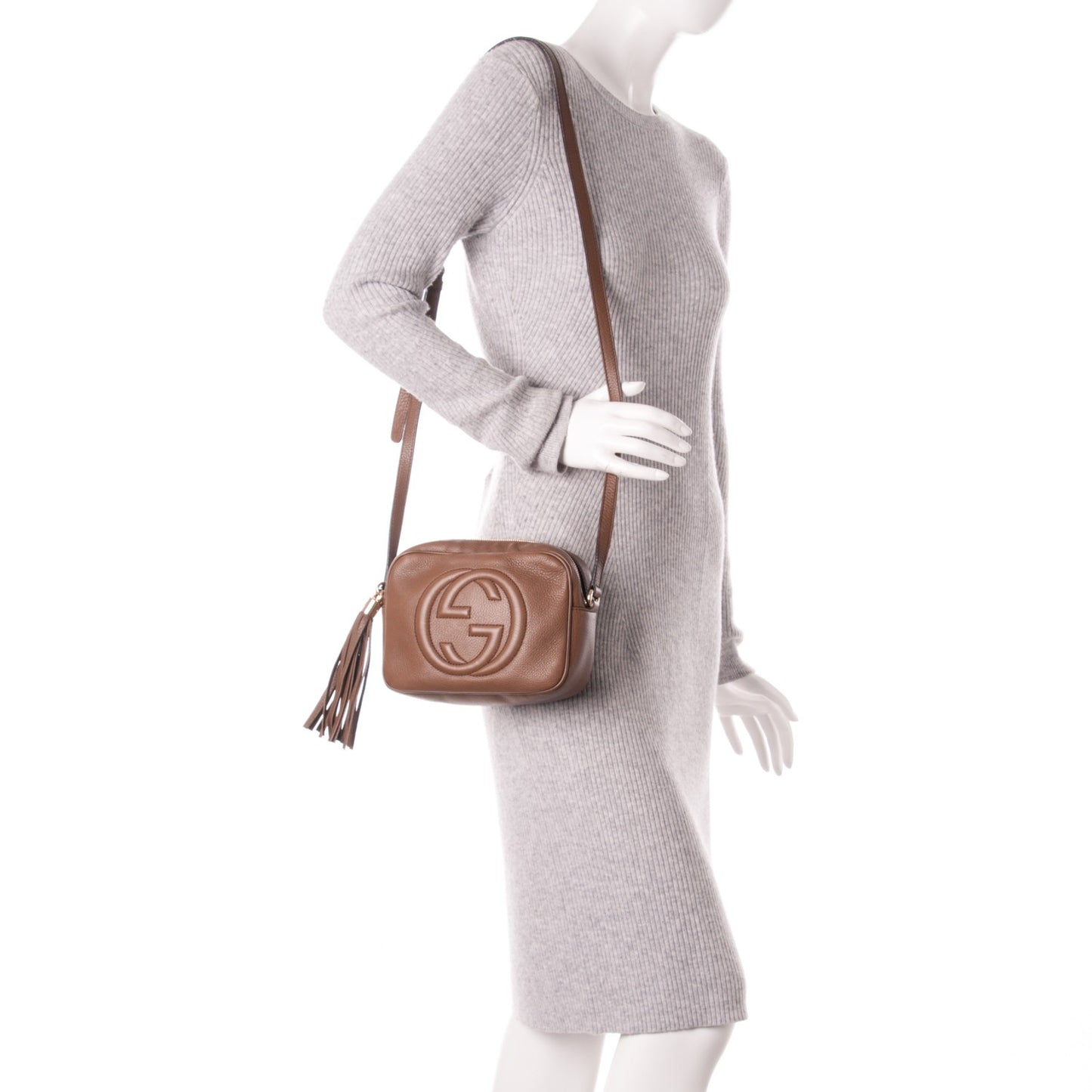 Cellarius Calfskin Small Soho Disco Bag Acero