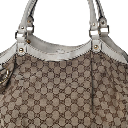 Gucci Monogram Large Sukey Tote Off White 8 of 15