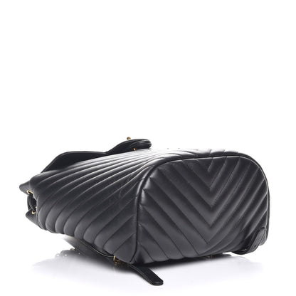 Chanel Calfskin Chevron Quilted Small Urban Spirit Backpack Black 4 of 9
