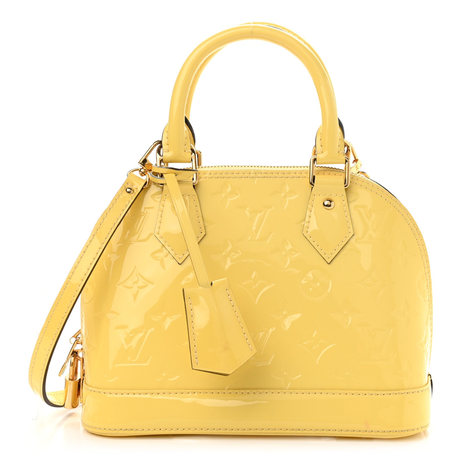 Louis Vuitton Vernis Alma BB Citrine 1 of 10