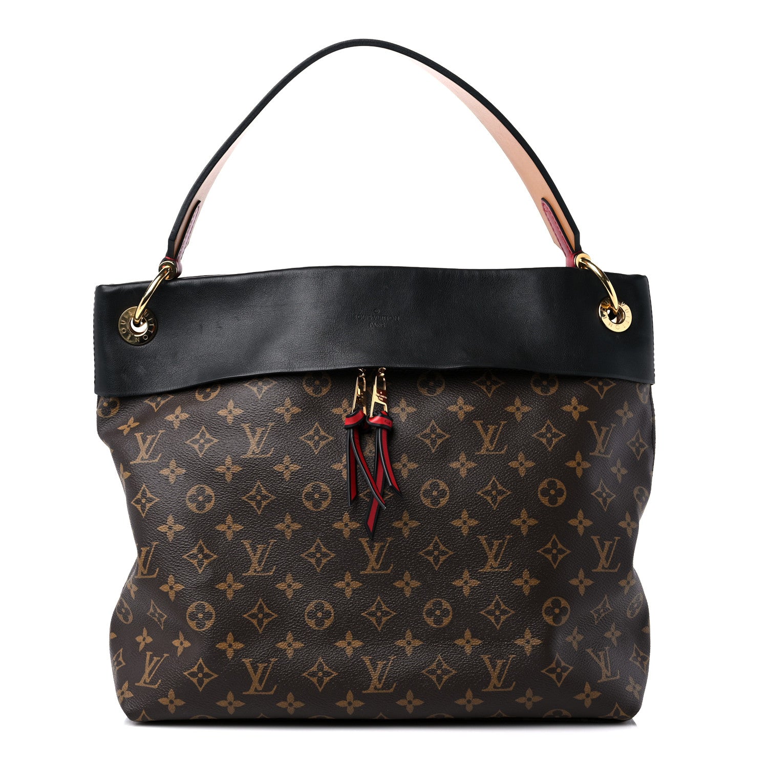 Louis Vuitton Monogram Tuileries Hobo Black 1 of 18