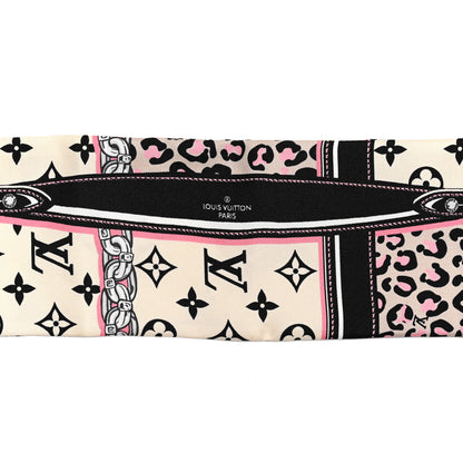 Louis Vuitton Silk Monogram Wild At Heart Bandeau Cream 3 of 4