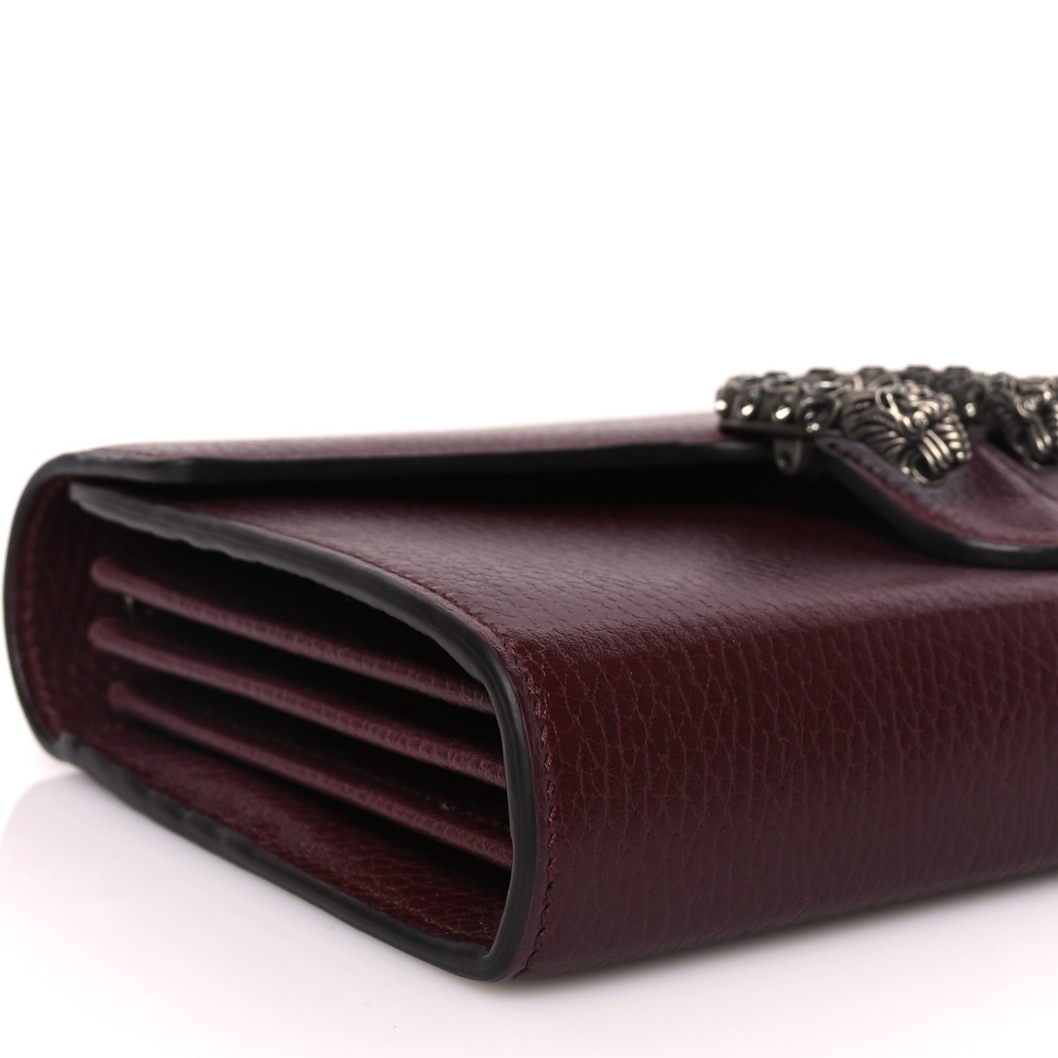 Gucci GUCCI Dollar Calfskin Crystal Mini Dionysus Chain Wallet Vintage Bordeaux Vintage Bordeaux 7 of 8