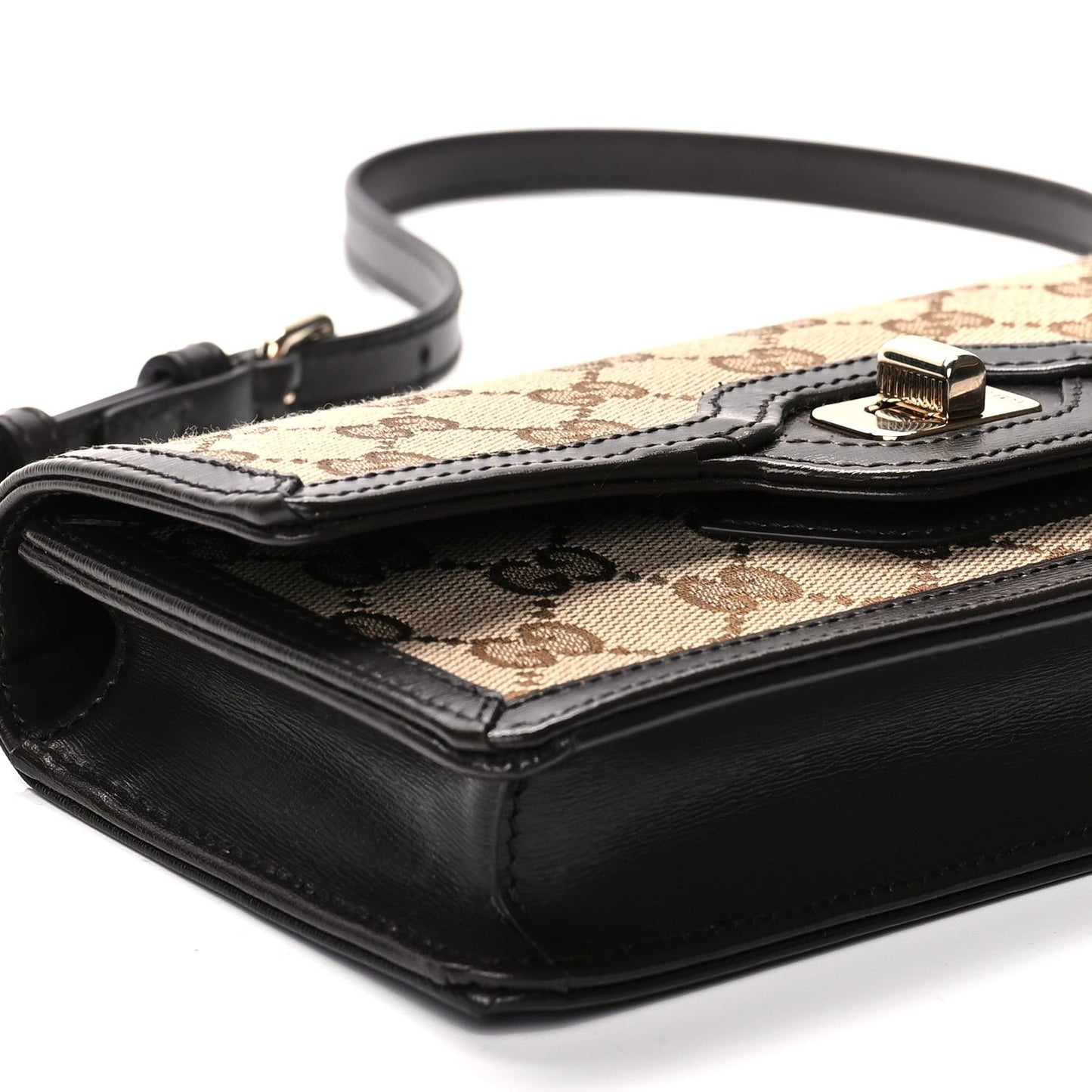 Monogram Mini Luce Shoulder Bag  Beige Ebony