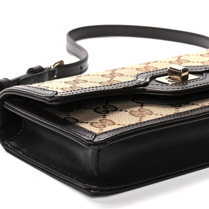 Gucci Monogram Mini Luce Shoulder Bag  Beige Ebony 7 of 8
