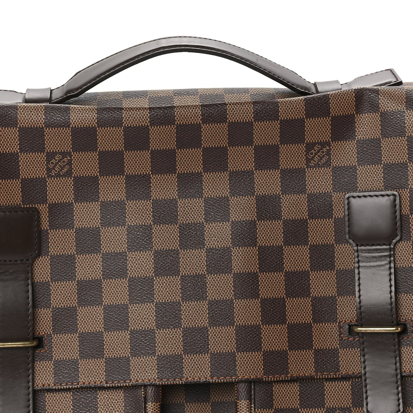 Damier Ebene Broadway Messenger Bag Brown