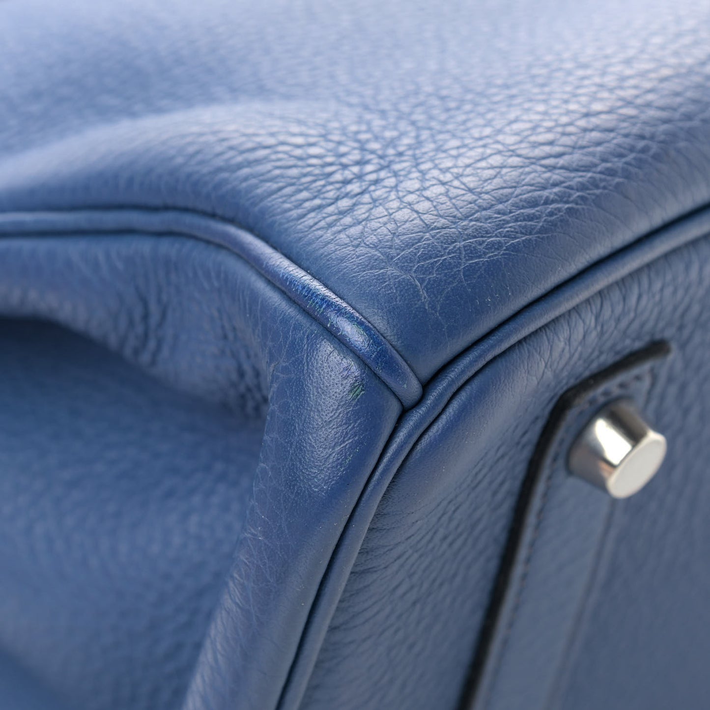Togo Birkin 35 Bleu Brighton