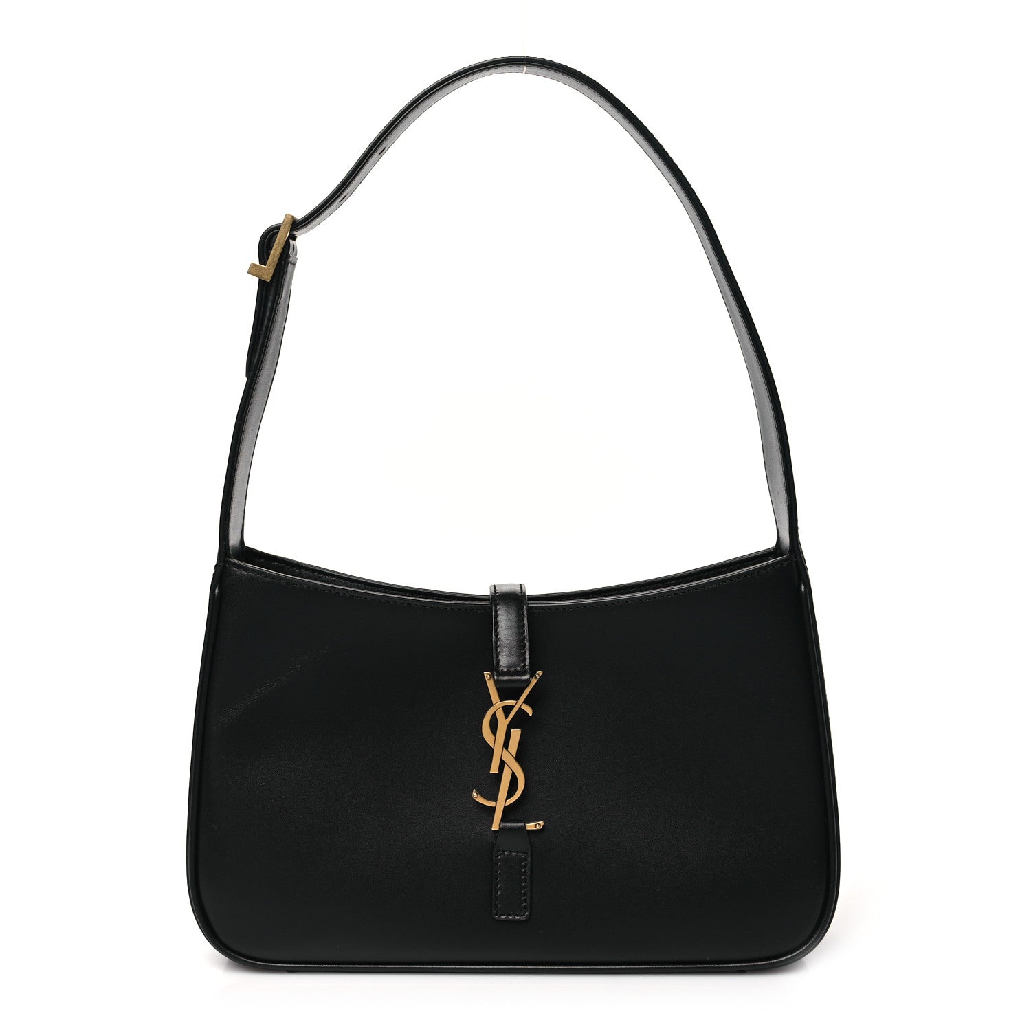 Saint Laurent Smooth Calfskin Le 5 A 7 Hobo Black 1 of 11