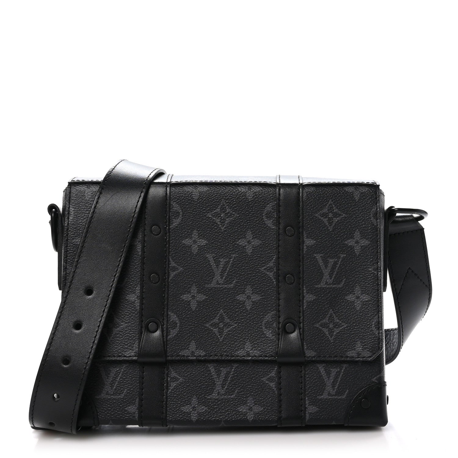 Louis Vuitton Monogram Eclipse Trunk Messenger 1 of 10