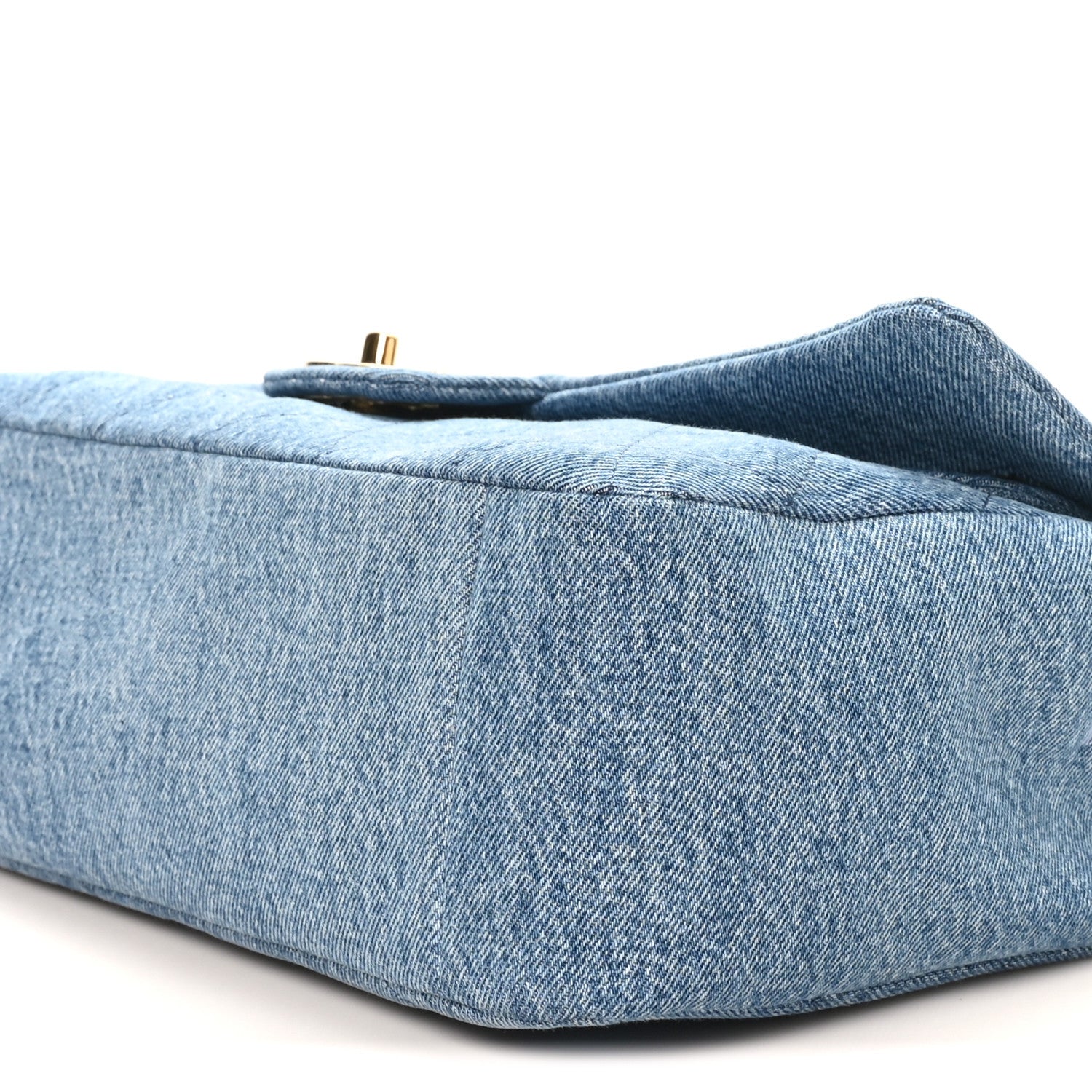Chanel Denim Small Souplissimo Maxi Flap  Blue 5 of 10