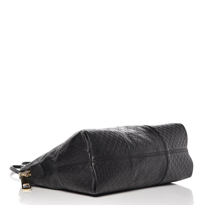 Gucci Guccissima Medium Bree Shoulder Bag Black 4 of 15