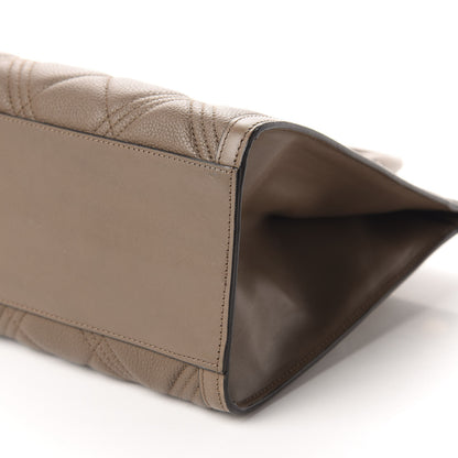 Mulberry Small Classic Grain Quilted Marylebone Tote Clay 7 of 9