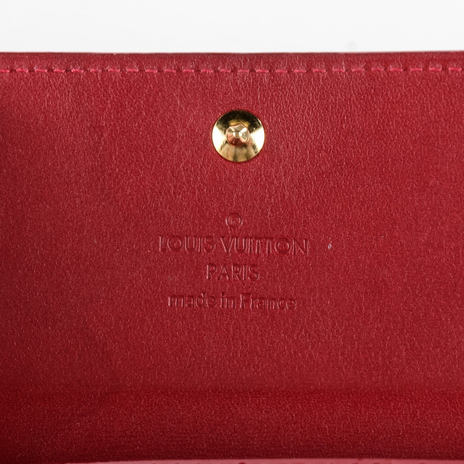 Louis Vuitton Vernis Elise Wallet Pomme D'Amour 7 of 7