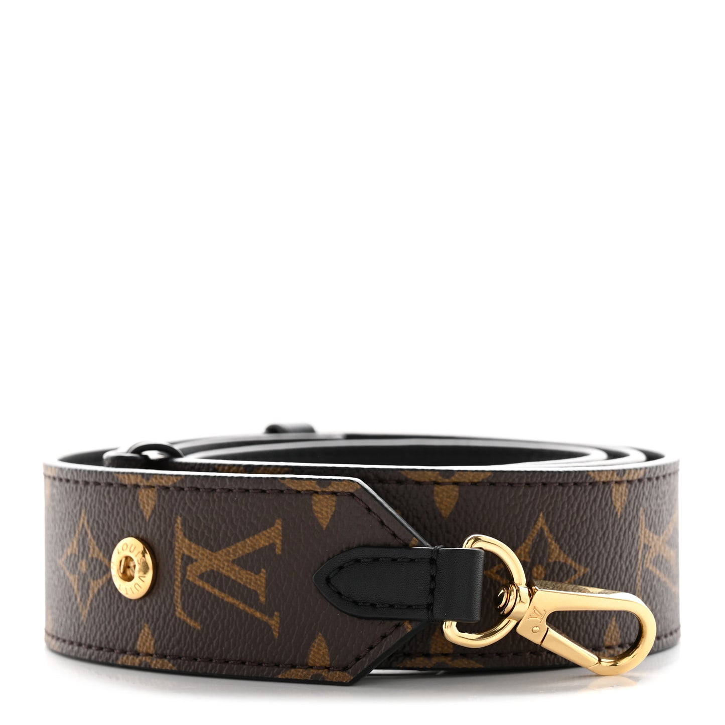 Monogram Adjustable Bandouliere Shoulder Strap Black