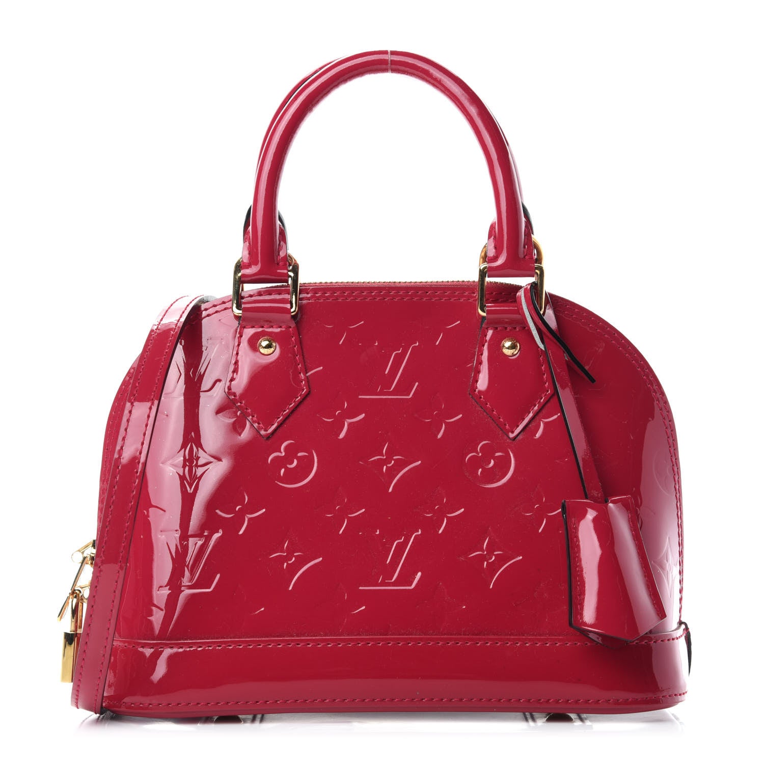 Louis Vuitton Vernis Alma BB Rose Indien 1 of 10