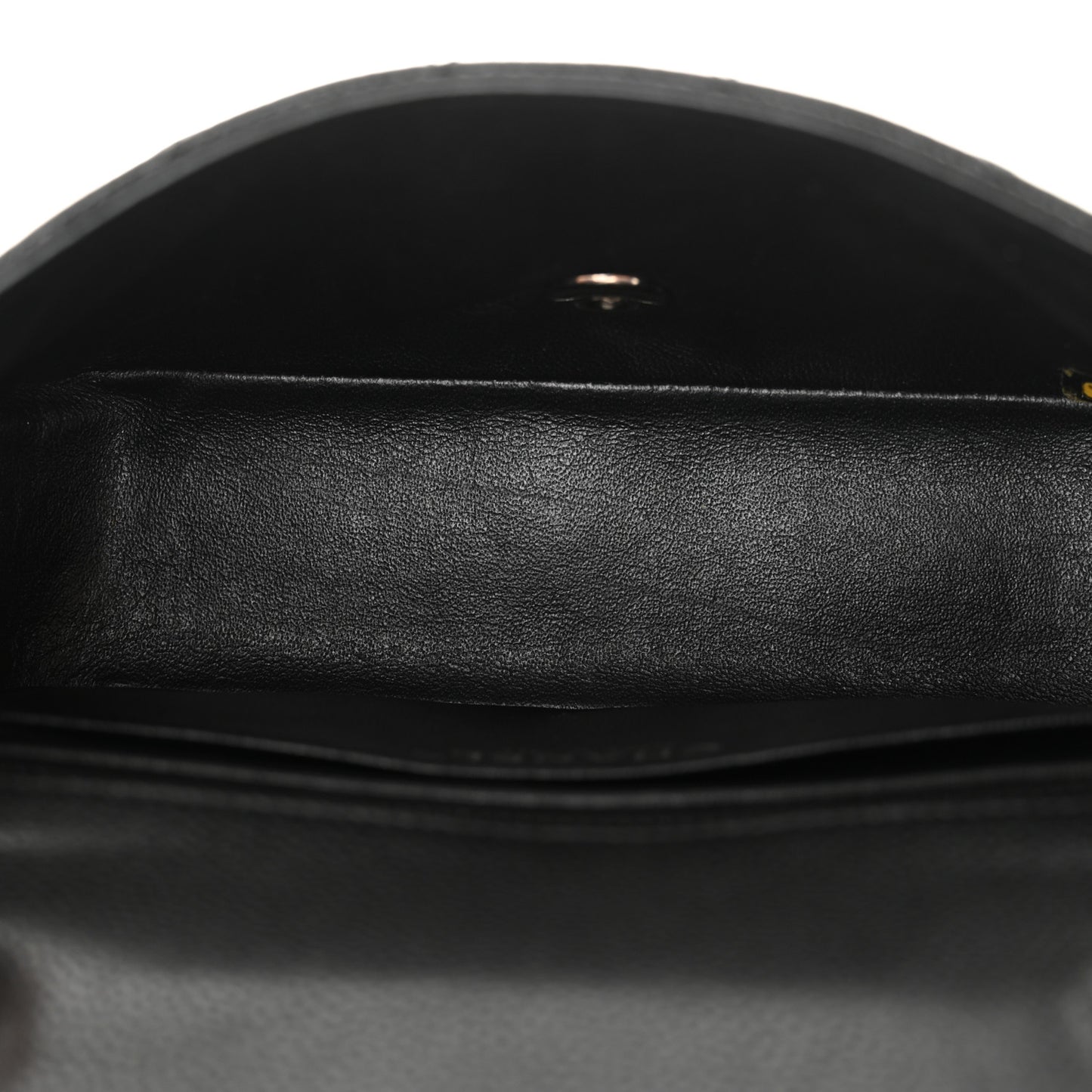 Caviar Quilted Mini Rectangular Flap Black