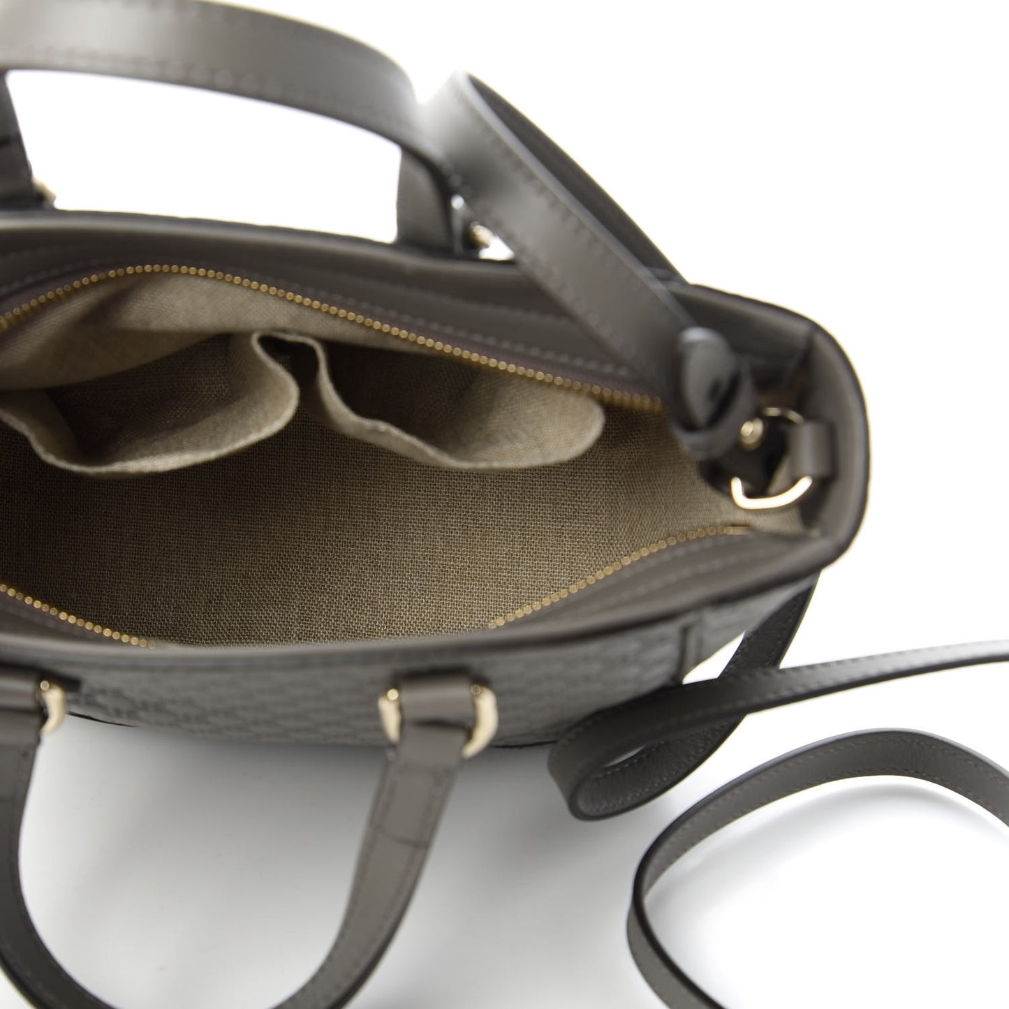 Microguccissima Small Bree Tote Graphite