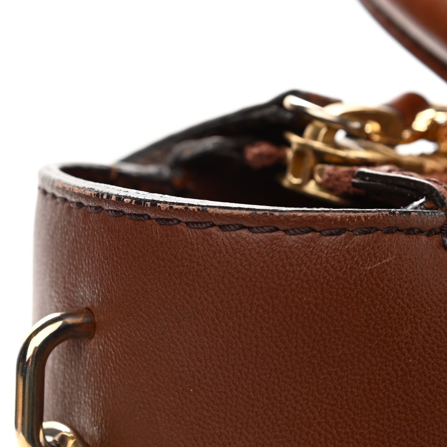 House Check Small Gladstone Dark Tan