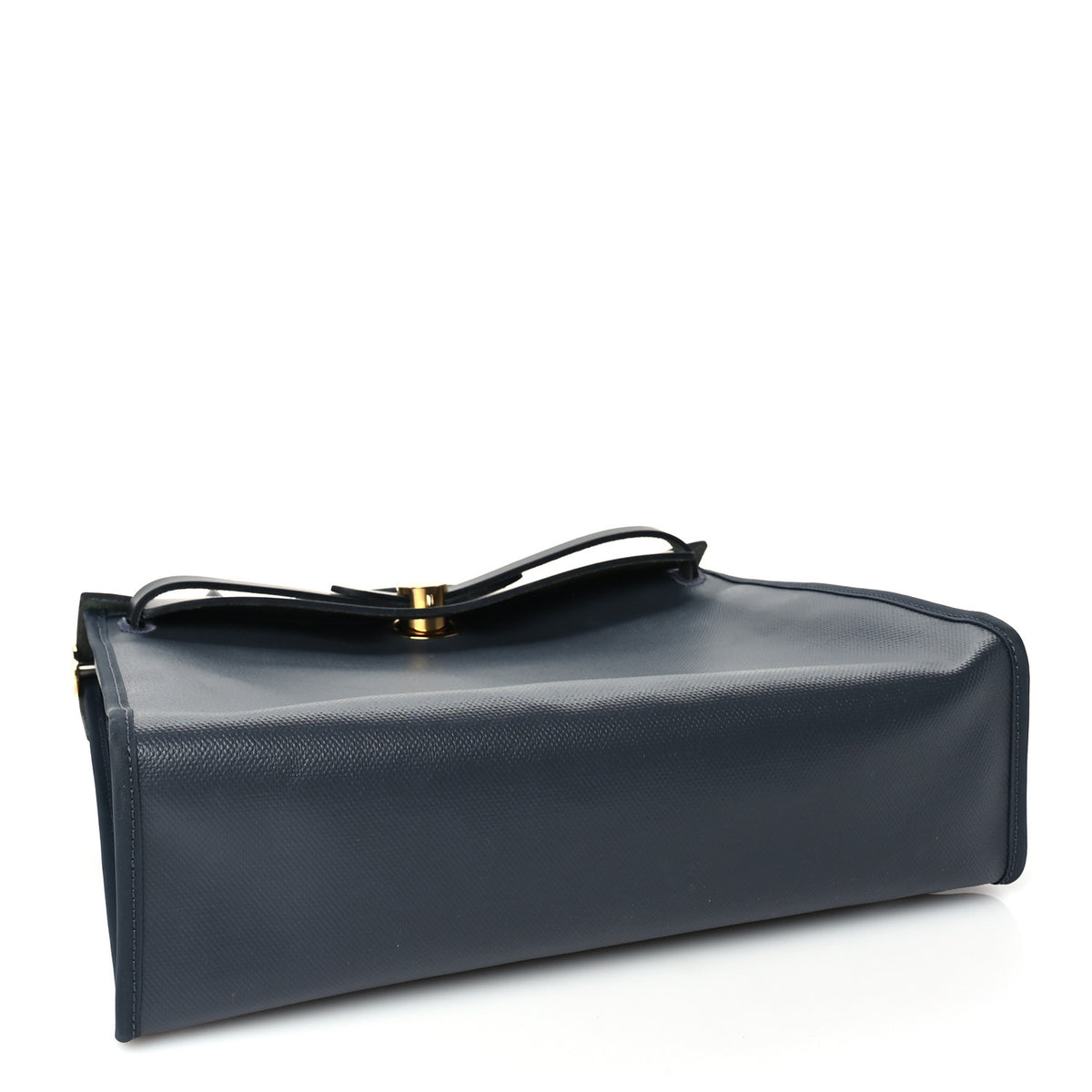 Hermes Toile H Berline Vache Hunter Herbag Zip PM  Black Bleu Nuit 6 of 16