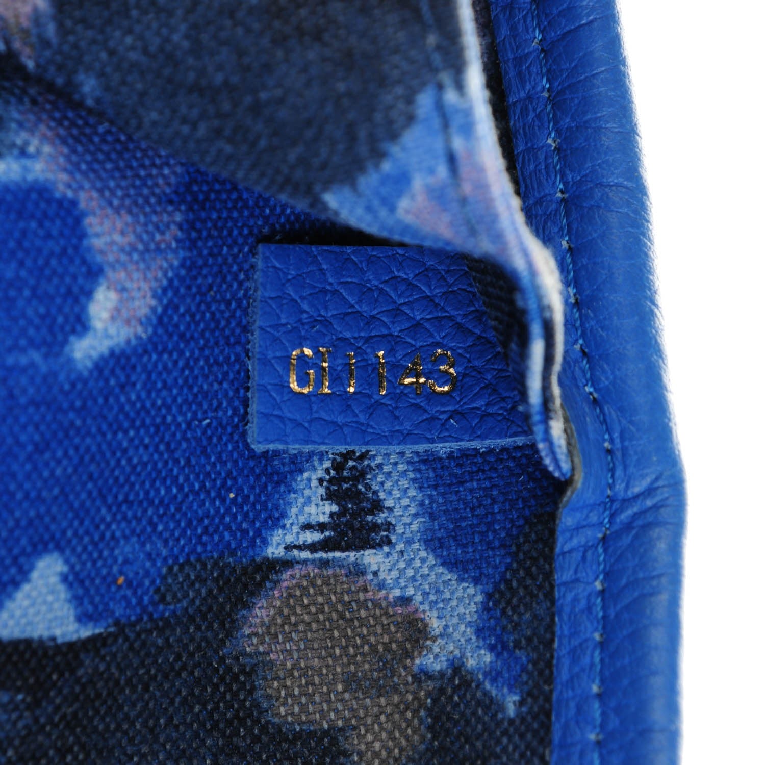 Louis Vuitton Monogram Articles de Voyage Ikat Neverfull MM Grand Blue 7 of 9