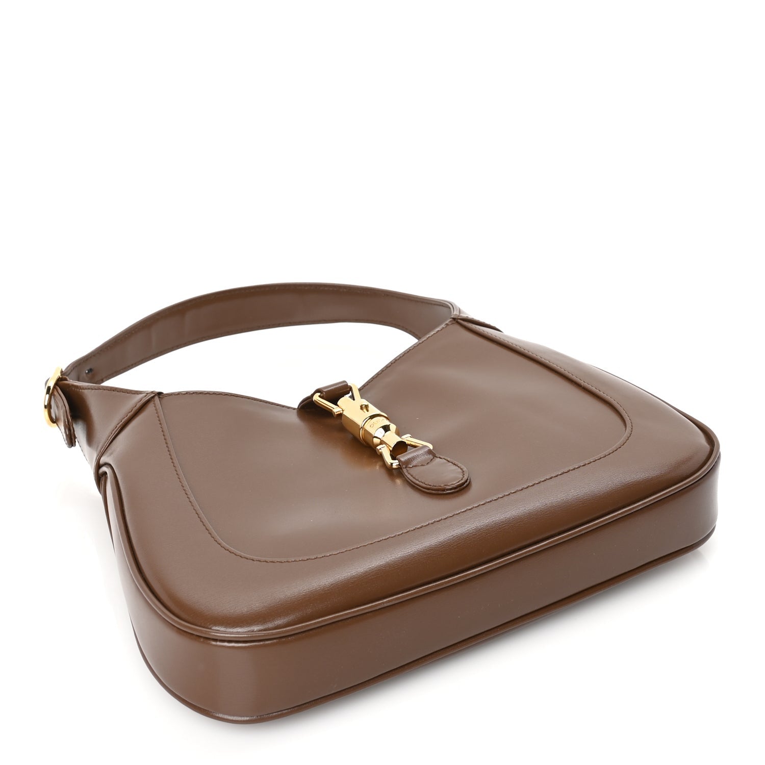 Gucci Boarded Dyana Lux Calfskin Small Jackie 1961 Hobo  Brown Sugar 3 of 8