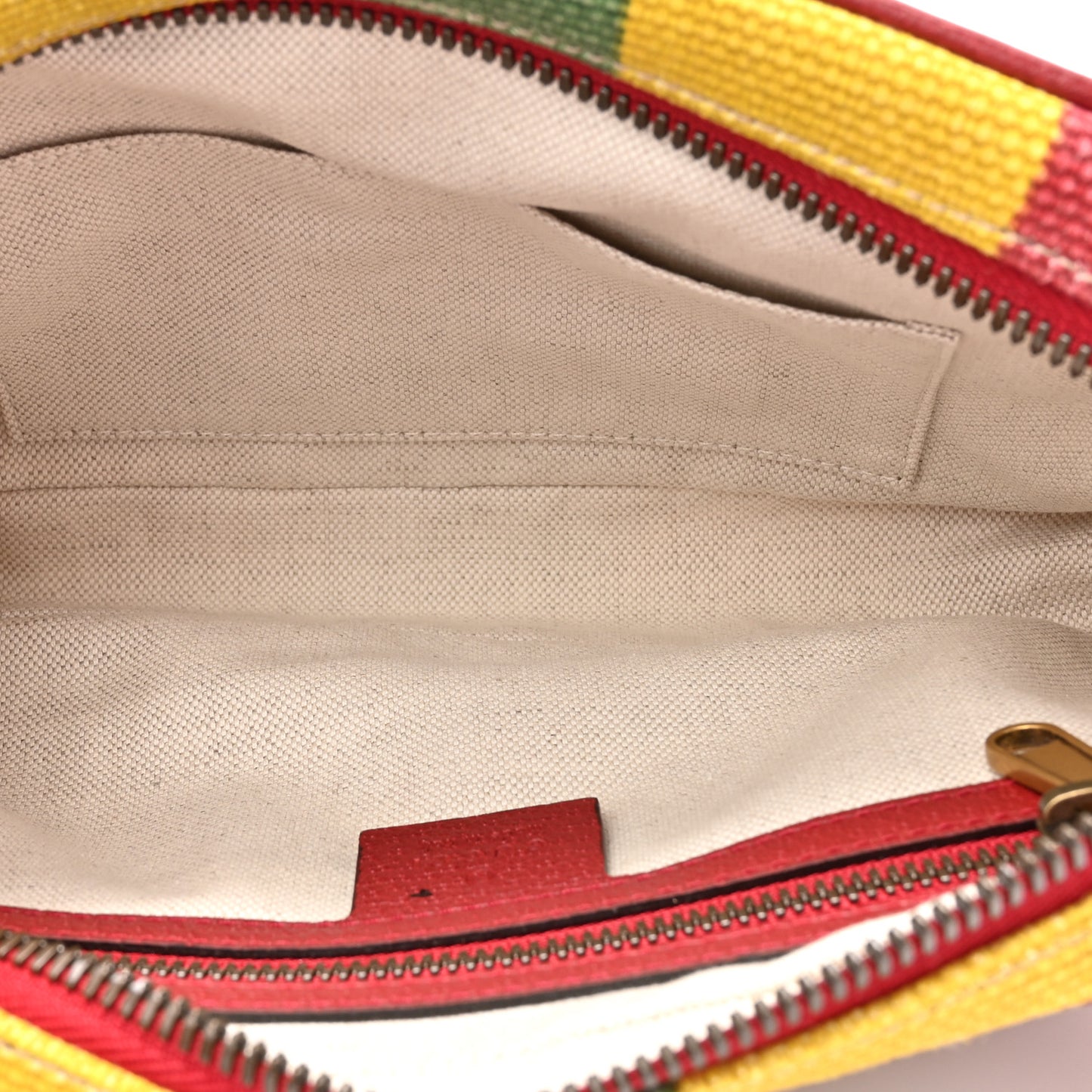 Canvas Marley Stripe Script Logo Gucci 100 Belt Bag 80 32 Multicolor