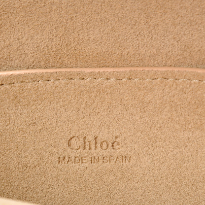 Chloe Suede Python Calfskin Small Faye Shoulder Bag Desert Beige 6 of 7