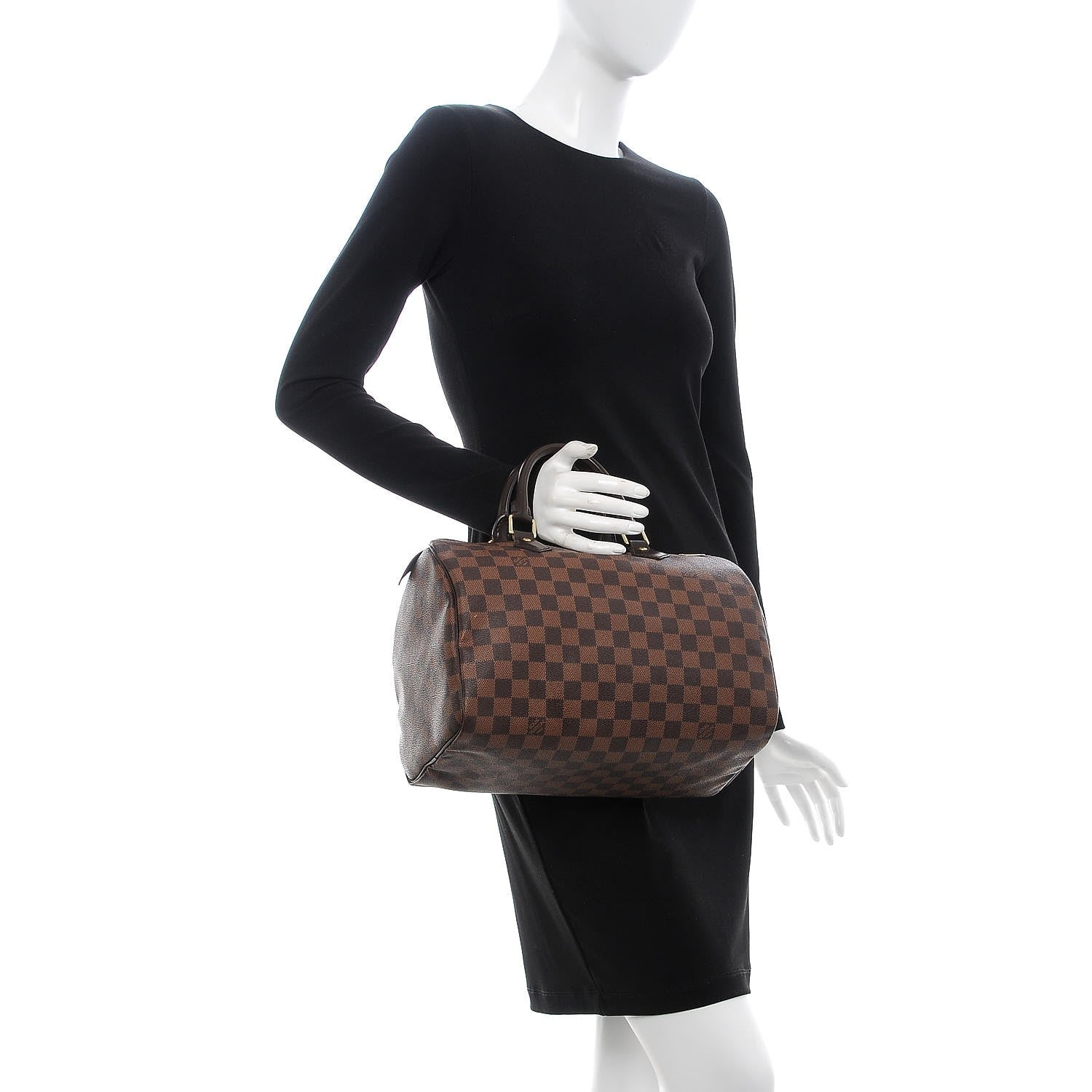 Louis Vuitton Damier Ebene Speedy 30 2 of 8