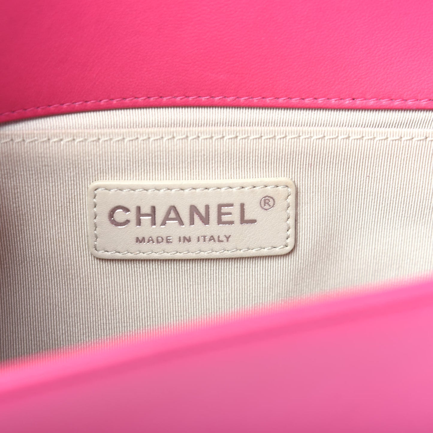 Lambskin Quilted Medium Boy Flap Pink